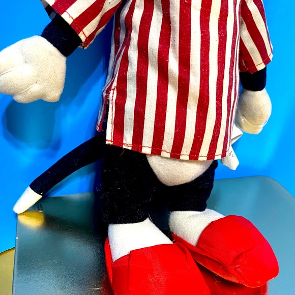 WARNER BROS. LOONEY TUNES VTG 1997 SYLVESTER THE CAT WEARING RED & WHITE PJ’S - Picture 4 of 12